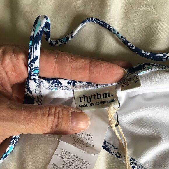 NWT Rhythm Uluwatu Apron Top size M Navy - Picture 4 of 4